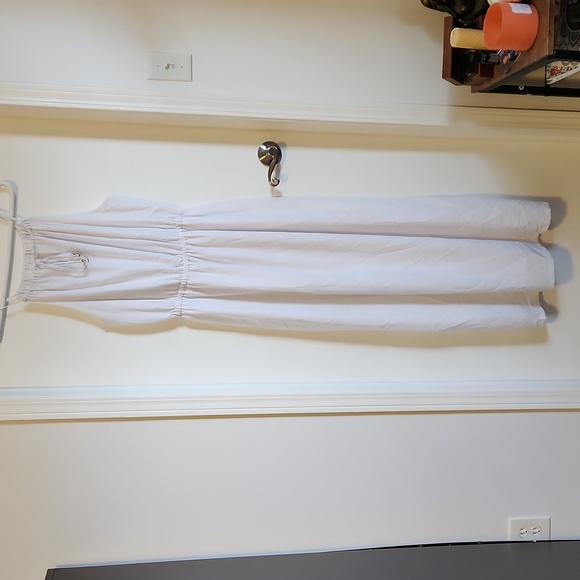 Xl white dress with gold beads - Picture 1 of 4
